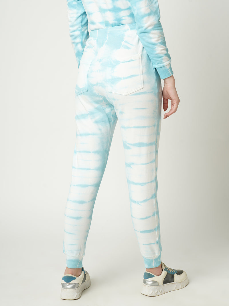 Women Sky Tie & Dye High Rise Jogger