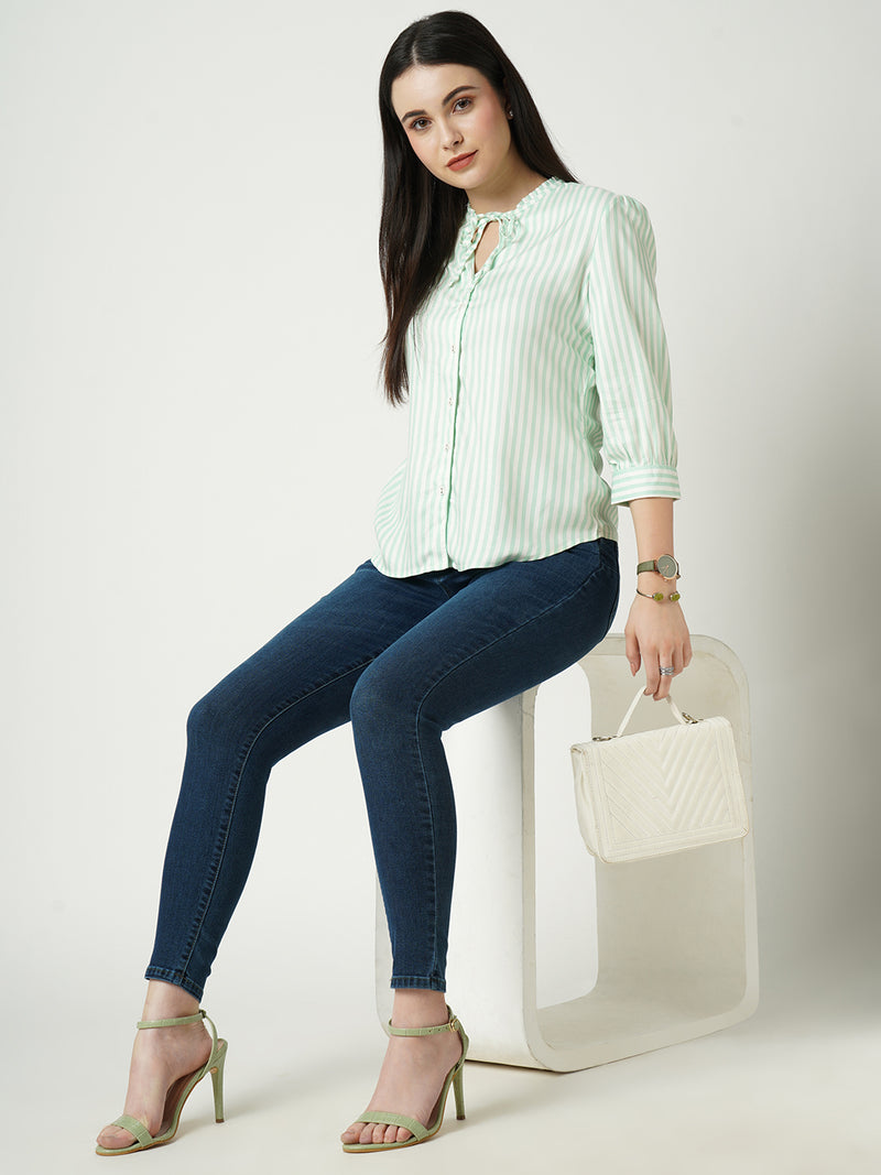Women Blue K4068 Mid Rise Push Up Super Skinny Jeans