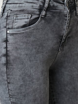 Women Grey K5013 High Rise Flare Jeans