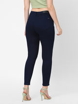 K4014 High-Rise Skinny Jeans - Blue