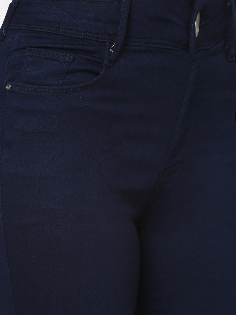 K4014 High-Rise Skinny Jeans - Blue
