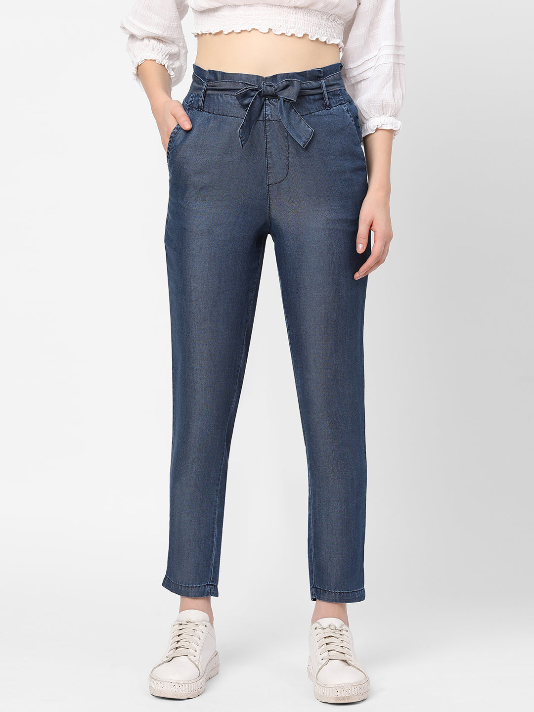 The Jolie Jeans: High Rise Ruched Bottom Skinny Jean– MomQueenBoutique