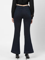 K5013 High-Rise Flared Jeans - Navy