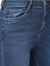 K5013 High-Rise Flared Jeans - Blue