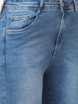 K4014 High-Rise Skinny Jeans - Blue