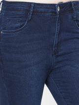 Women Dark Blue K4014 High-Rise Skinny Jeans