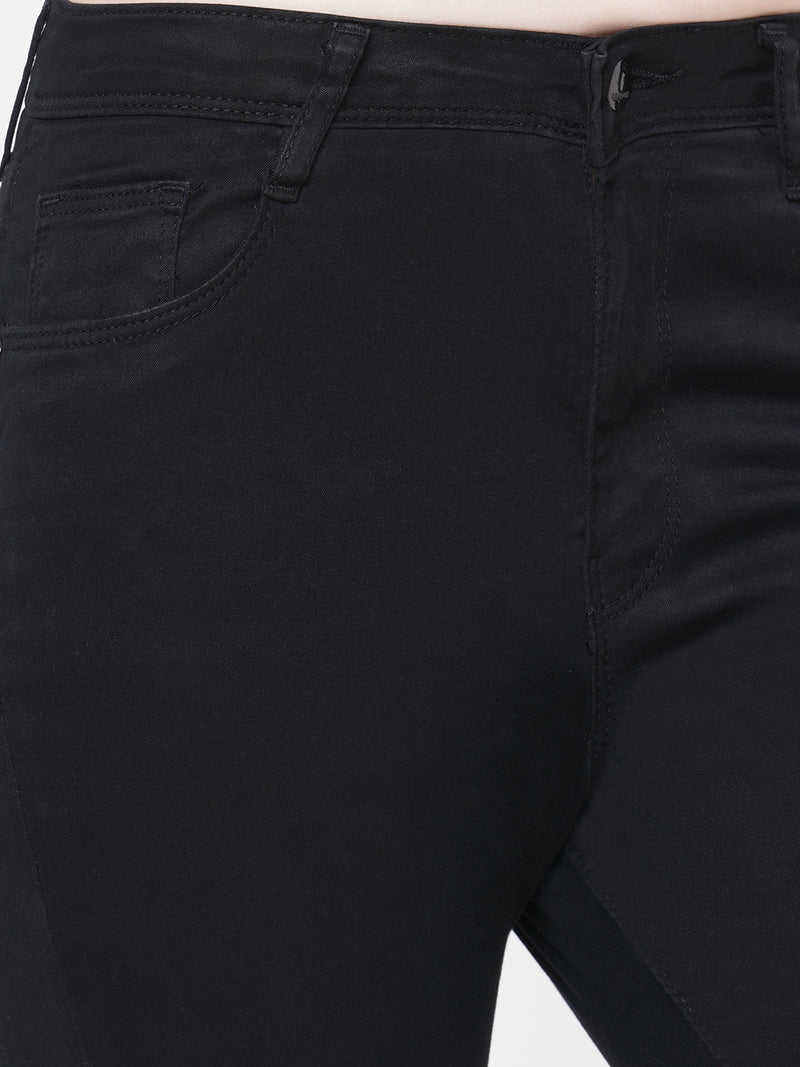 Women Black K4014 High-Rise Skinny Jeans