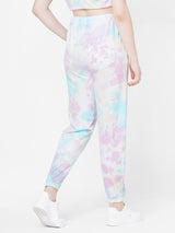 Women Multicolor High Rise Tie & Dye Jogger