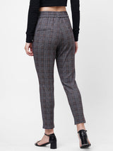 K4005 High-Rise Tregging - Black Grey