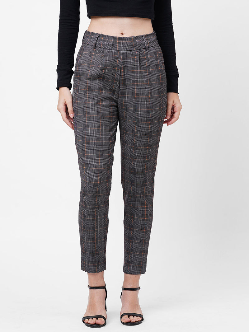 K4005 High-Rise Tregging - Black Grey