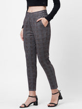 K4005 High-Rise Tregging - Black Grey