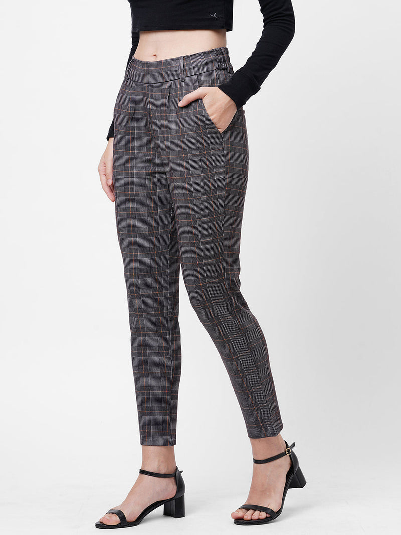K4005 High-Rise Tregging - Black Grey