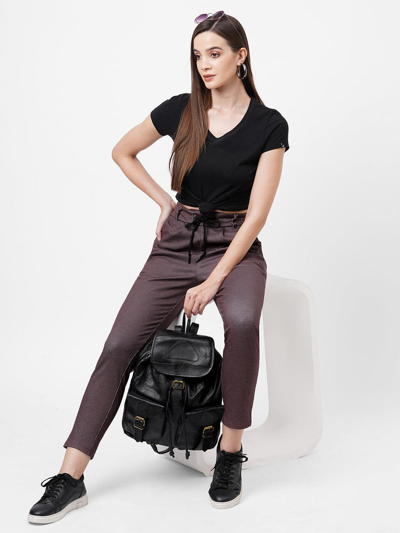 K4005 High-Rise Skinny Tregging - Black Brick
