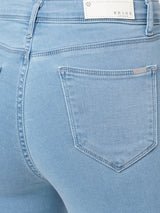 K4014 High-Rise Skinny Jeans - Light Blue