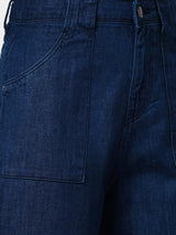 K5031 High-Rise Wide Leg Jeans - Blue