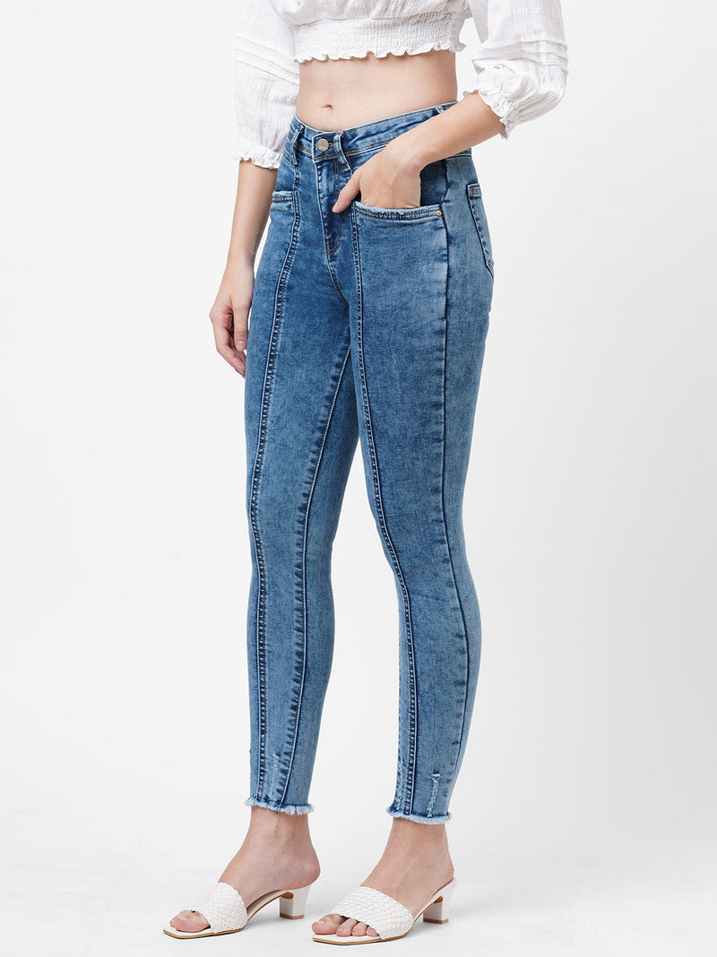 K5040 Super High-Rise Super Skinny Jeans - Blue