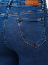 K5013 High-Rise Flared Jeans - Blue
