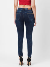 K3051 Mid-Rise Skinny Jeans - Blue