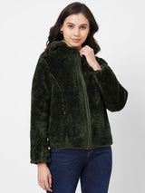Women Reversible Padded Jacket - Mustard