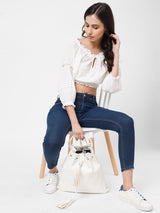 K3024 Mid-Rise Skinny Jeans - Dark Blue