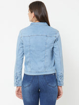 Light Blue Wovens Denim Jacket - Light Blue