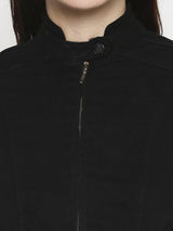 Women Denim Jacket - Black