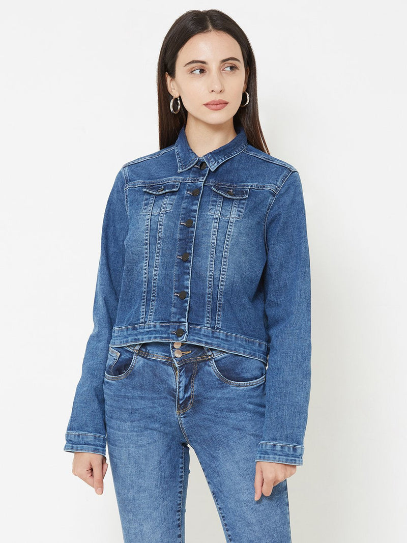 Blue Wovens Denim Jacket - Blue