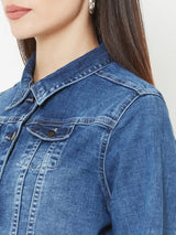 Blue Wovens Denim Jacket - Blue