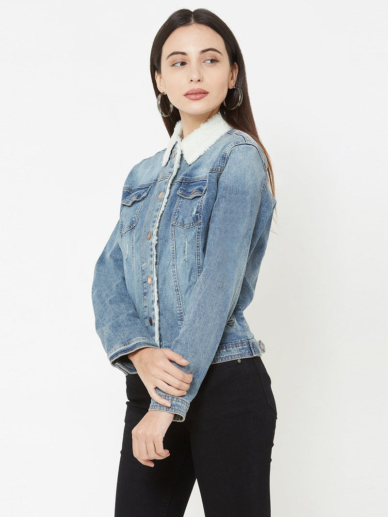 Blue Wovens Denim Jacket - Blue