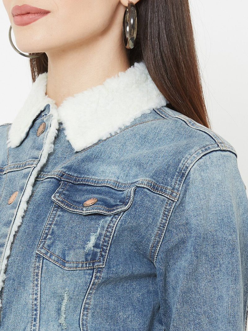 Blue Wovens Denim Jacket - Blue