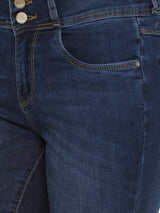K4086 Super High-Rise Slim Jeans - Dark Blue