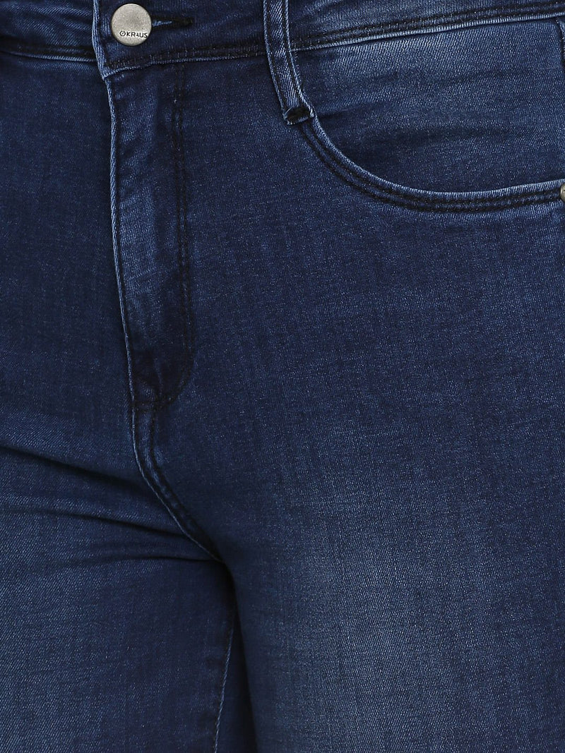 K4086 Super High-Rise Slim Jeans - Blue