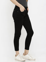 K4014 High-Rise Skinny Jeans - Black