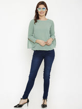 K3006 Mid-Rise Skinny Full Length Jeans - Ink Blue