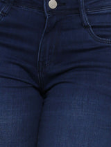 K3006 Mid-Rise Skinny Full Length Jeans - Ink Blue