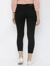 K4014 High-Rise Skinny Jeans - Black