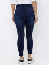 K4014 High-Rise Skinny Jeans - Ink Blue