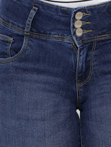 K4014 High-Rise Skinny Jeans - Blue