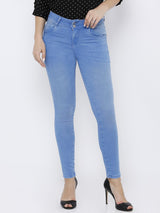K4014 High-Rise Skinny Jeans - Blue