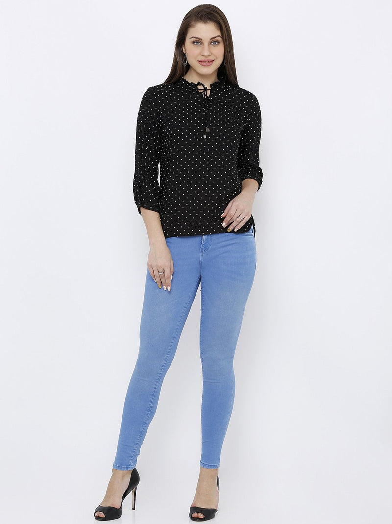 K4014 High-Rise Skinny Jeans - Blue