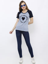 K4014 High-Rise Skinny Jeans - Dark Blue