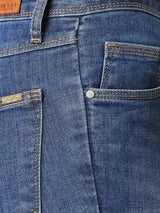 K3006 Mid-Rise Skinny Full Length Jeans - Blue