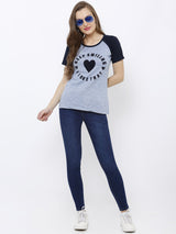 K4014 High-Rise Skinny Jeans - Dark Blue