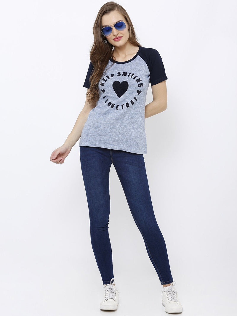 K4014 High-Rise Skinny Jeans - Dark Blue