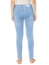 K4014 High-Rise Skinny Jeans - Light Blue