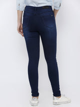 K5058 High-Rise Crop Jeans - Dark Blue