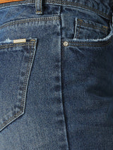 K5085 High Rise Mom Fit - Dark Blue