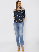 K4014 High-Rise Skinny Jeans - Blue