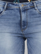 K4014 High-Rise Skinny Jeans - Blue