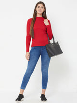 K3081 Midrise Denim Legging - Blue